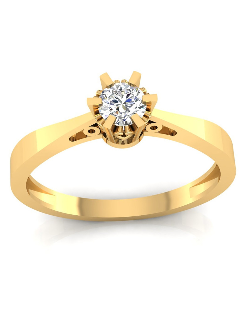 ZŁOTY PIERŚCIONEK ZARĘCZYNOWY PR. 333