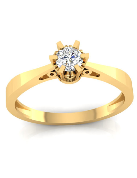 ZŁOTY PIERŚCIONEK ZARĘCZYNOWY PR. 333