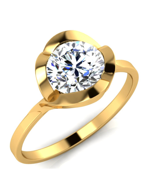 OKAZAŁY PIERŚCIONEK ZARĘCZYNOWY ZE ZŁOTA PR. 333