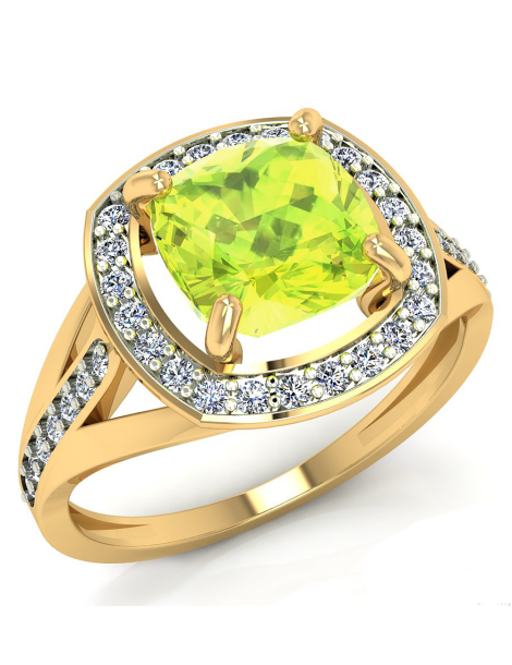 OKAZAŁY PIERŚCIONEK ZARĘCZYNOWY ZE ZŁOTA PRÓBY 585