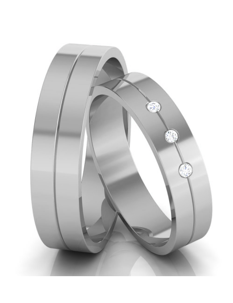 SREBRNA OBRĄCZKA ŚLUBNA Z NACIĘCIAMI PR. 925 + GRAWER GRATIS!