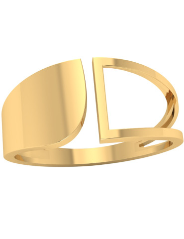 PIERŚCIONEK ZARĘCZYNOWY KONTUR ZE ZŁOTA PR. 585