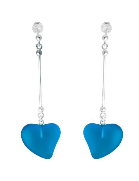 SREBRNY KOMPLET CZERWONE SERDUSZKA PR. 925