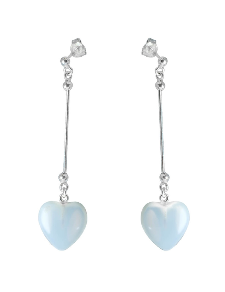 KOLCZYKI SREBRNE SERDUSZKA NA SZTYFT