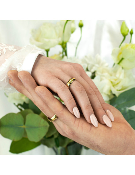 OBRĄCZKI ŚLUBNE DIAMENTOWANE