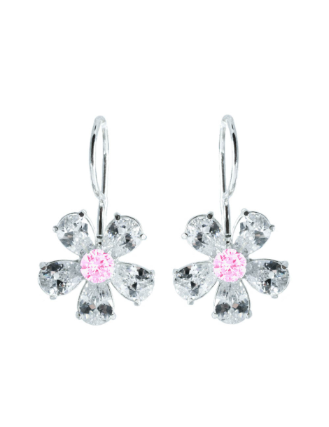 SREBRNE KOLCZYKI KWIATKI PR. 925