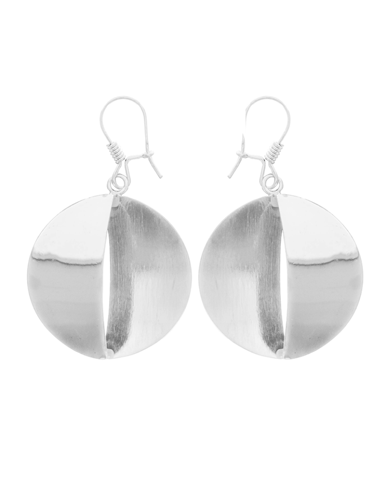 SREBRNE KOLCZYKI KOŁA NA BIGLU PR. 925