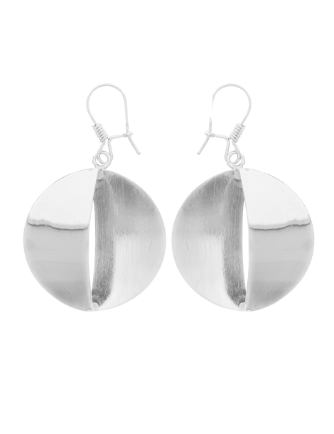 SREBRNE KOLCZYKI KOŁA NA BIGLU PR. 925