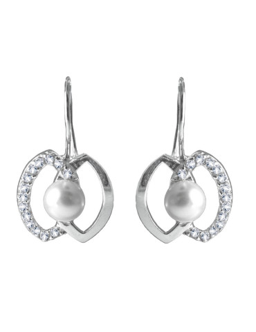 SREBRNY KOMPLET Z PERŁAMI PR. 925