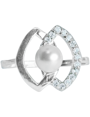 SREBRNY KOMPLET Z PERŁAMI PR. 925