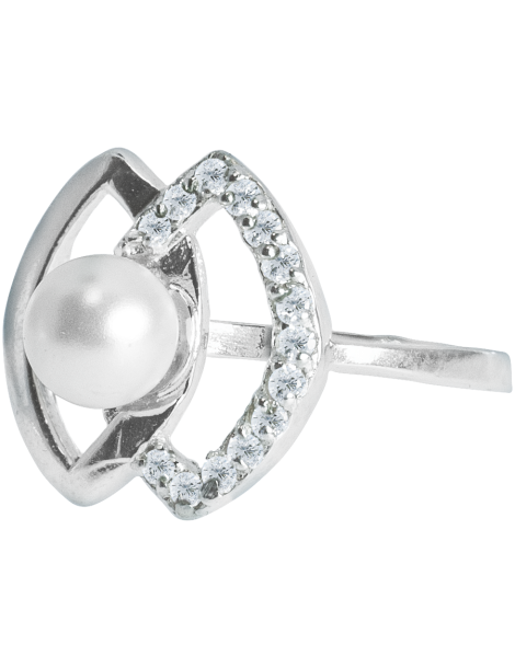 SREBRNY KOMPLET Z PERŁAMI PR. 925