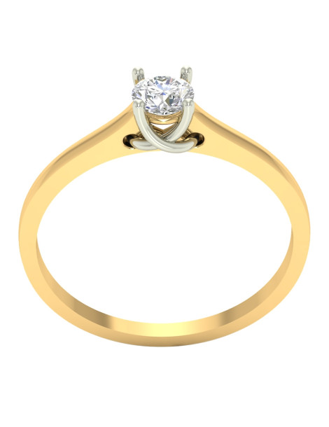 ZŁOTY PIERŚCIONEK ZARĘCZYNOWY PR. 333