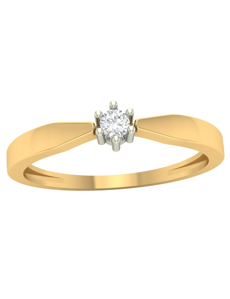 ZŁOTY PIERŚCIONEK ZARĘCZYNOWY KLASYCZNY PR. 333