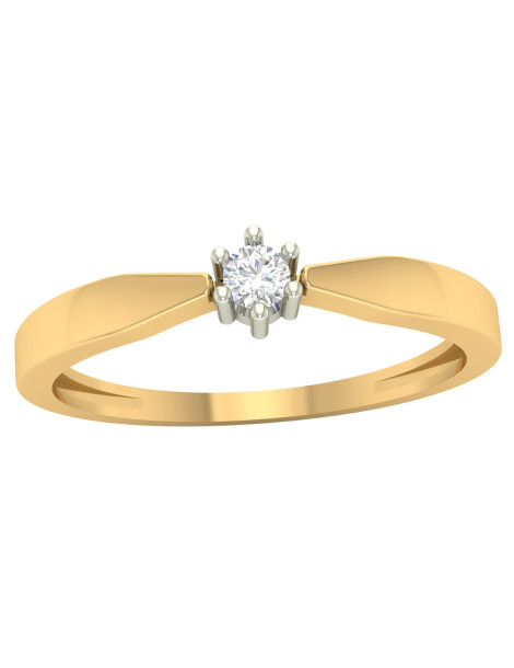 ZŁOTY PIERŚCIONEK ZARĘCZYNOWY KLASYCZNY PR. 333