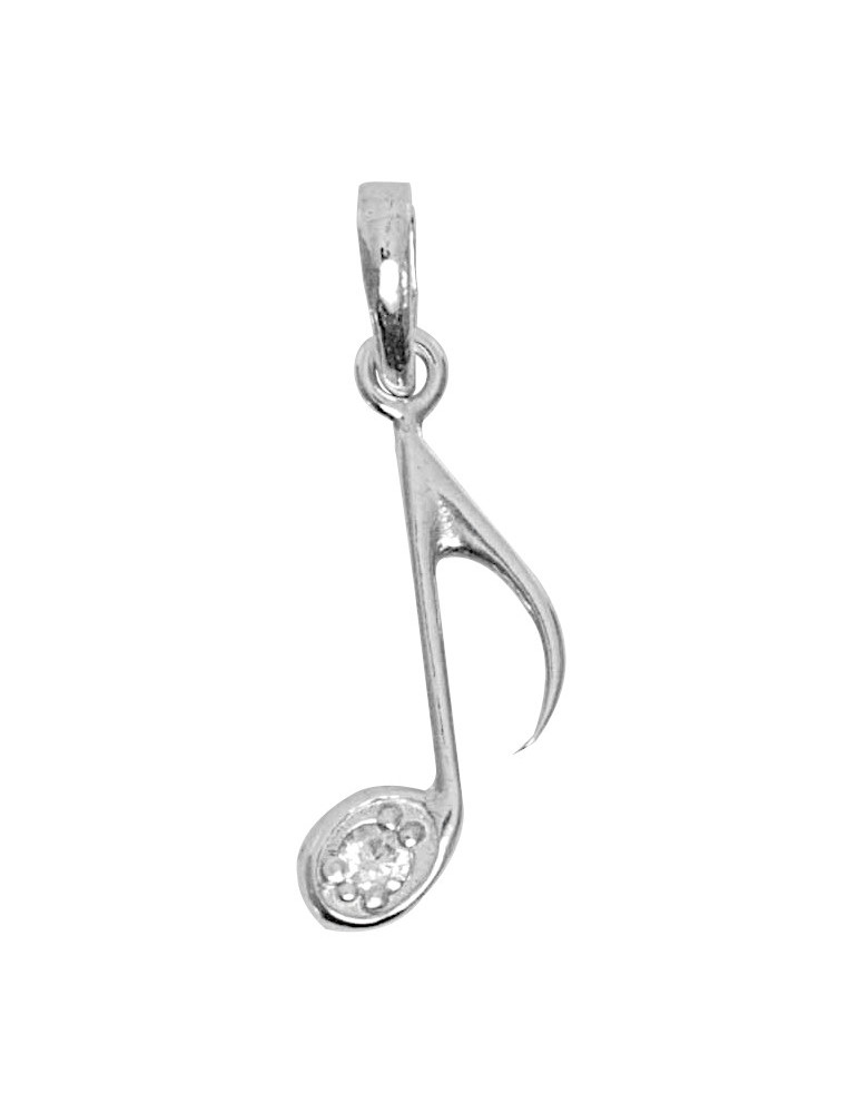 SREBRNY WISIOREK KLUCZ WIOLINOWY PR. 925 NUTKA