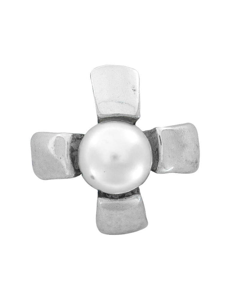 SREBRNY WISIOREK Z PERŁĄ PR. 925