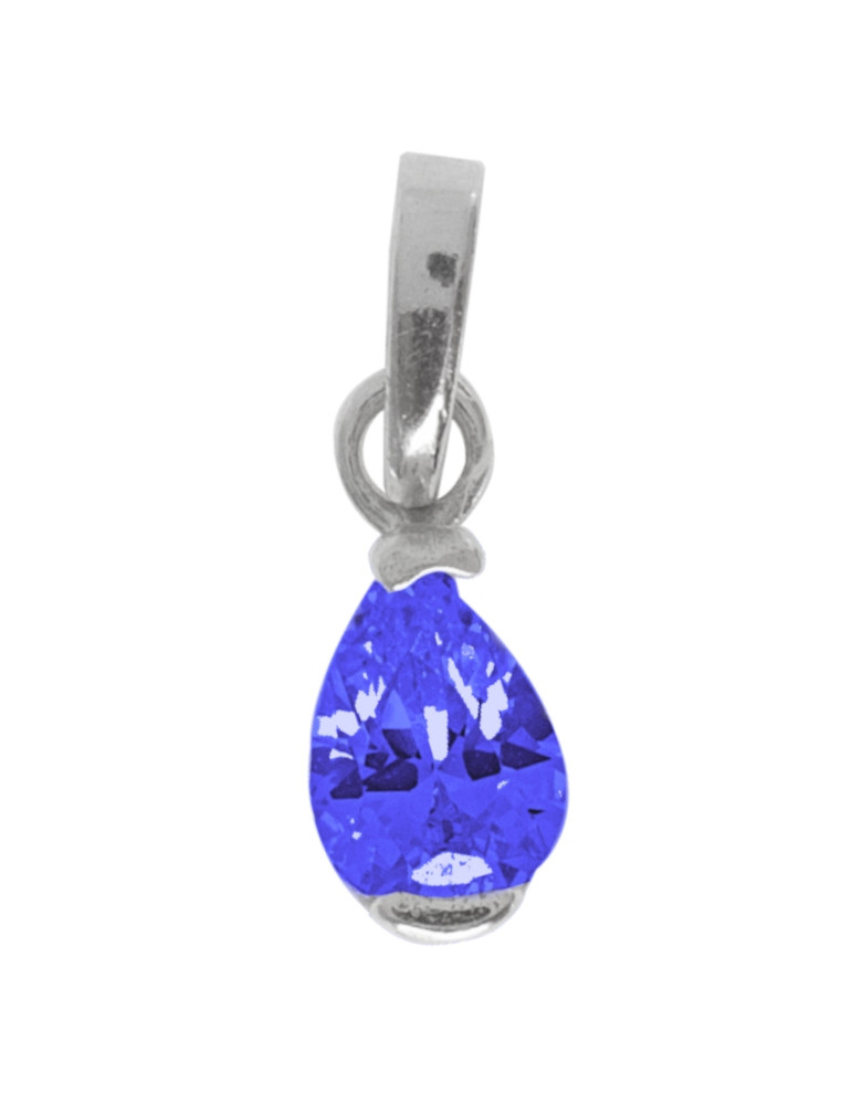 SREBRNY WISIOREK Z CYRKONIĄ PR. 925 ŁEZKA