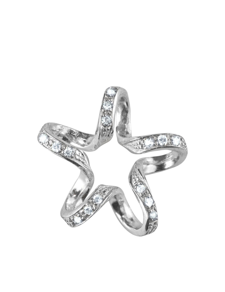 SREBRNY WISIOREK Z CYRKONIAMI PR. 925