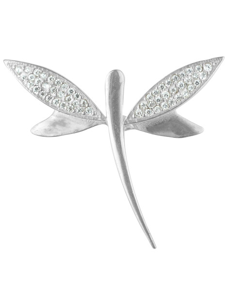 SREBRNY KOMPLET MOTYLKI Z CYRKONIAMI PR. 925