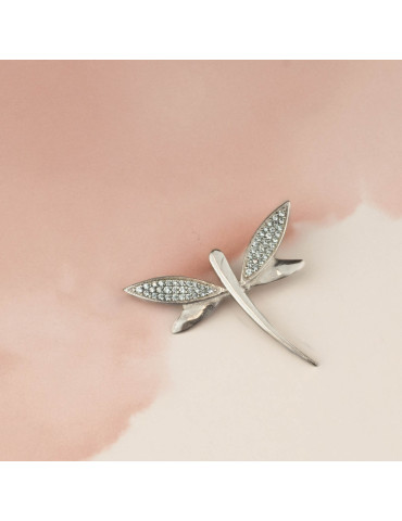 SREBRNY KOMPLET MOTYLKI Z CYRKONIAMI PR. 925