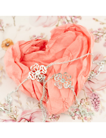 SREBRNY KOMPLET CELEBRYTKI AŻUROWE KONICZYNKI PR. 925