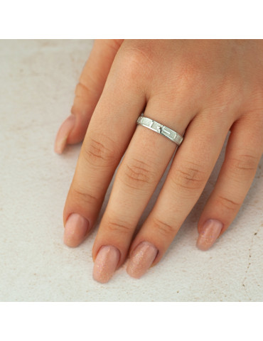 SREBRNY PIERŚCIONEK RÓŻANIEC NA PALEC SREBRO 925