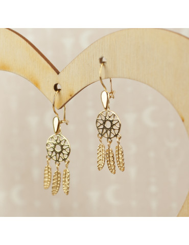 ZŁOTY KOMPLET ŁAPACZE SNÓW PR. 585