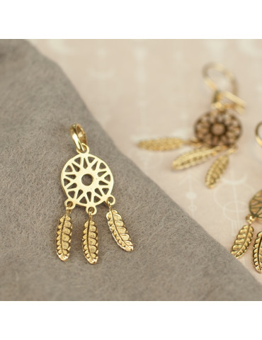 ZŁOTY KOMPLET ŁAPACZE SNÓW PR. 585