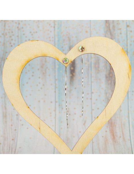 SREBRNE KOLCZYKI PRZECIĄGANE PRZEZ UCHO pr. 925