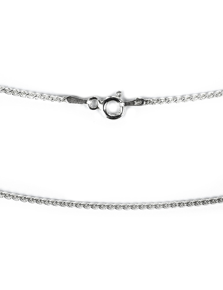 SREBRNY ŁAŃCUSZEK KŁOS SPIGA 50CM PR. 925