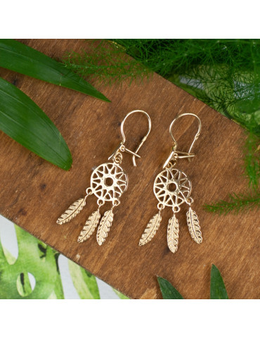 ZŁOTY KOMPLET ŁAPACZE SNÓW PR. 585