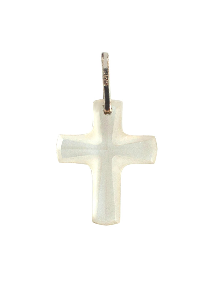 KRZYŻ OZDOBNY Z KRYSZTAŁU SWAROVSKIEGO DUŻY Z SREBRNĄ ZAWIESZKĄ PR. 925