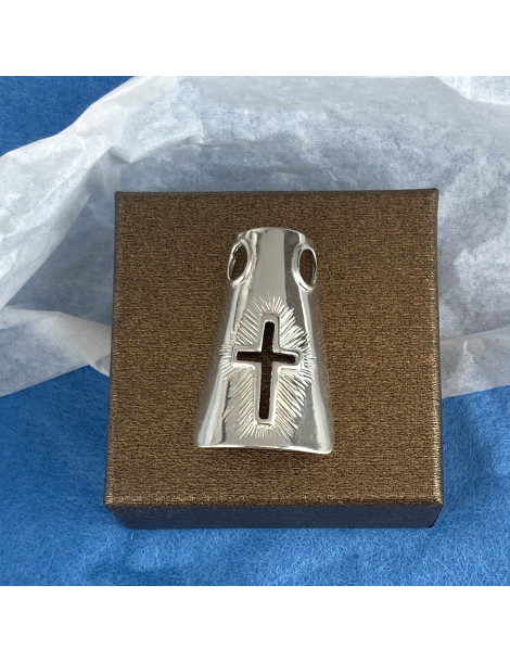 SREBRNY MEDALIK Z KRZYŻEM PR. 925