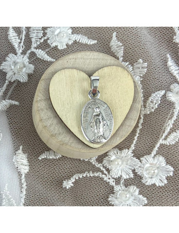 SREBRNY MEDALIK Z MATKĄ BOSKĄ CUDOWNĄ PR. 925