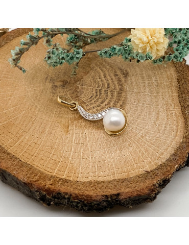 ZŁOTY KOMPLET Z PERŁAMI PR. 333