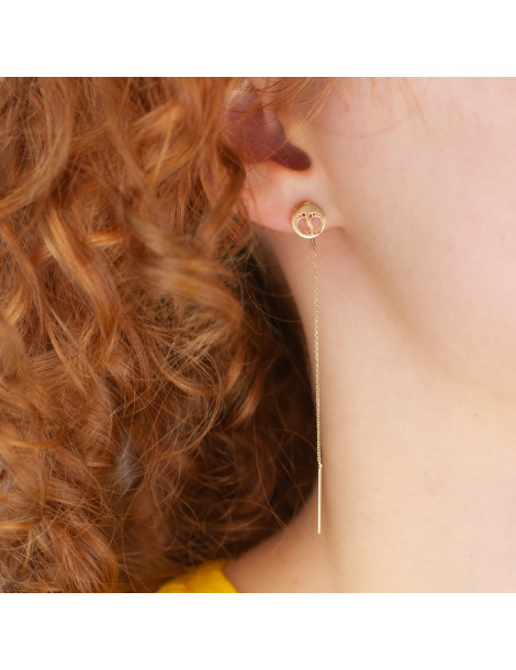 KOMPLET CELEBRYTKI ZŁOTE STOPKI DZIECIĘCE ZŁOTO 333