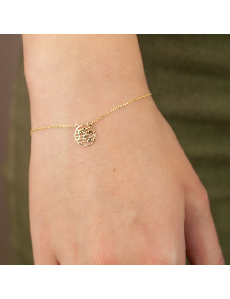 KOMPLET ZŁOTYCH CELEBRYTEK NUTKI ZŁOTO 333