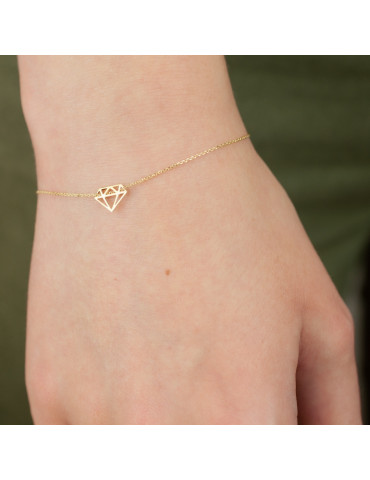 KOMPLET ZŁOTYCH CELEBRYTEK BRYLANTY DIAMENTY ZŁOTO 333