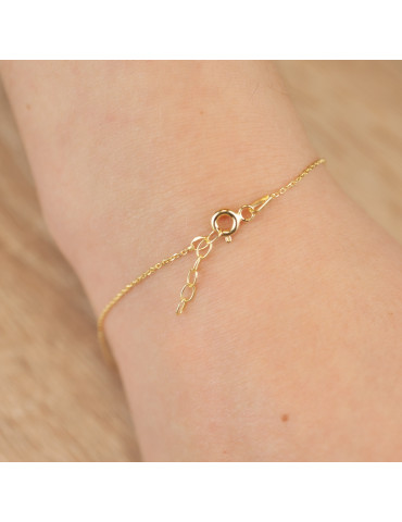 ZŁOTY KOMPLET CELEBRYTKI KOTWICA ZŁOTO 333