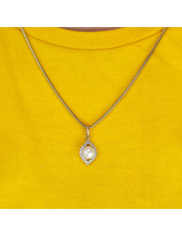 ZŁOTY KOMPLET Z PERŁAMI PR. 333