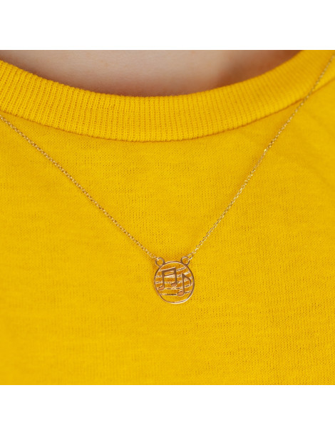 CELEBRYTKA ZŁOTA NASZYJNIK GWIAZD NUTKI ZŁOTO 333