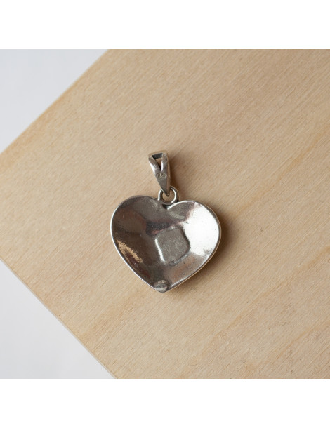 SREBRNY WISIOREK SERDUSZKO Z MARKAZYTAMI PR. 925