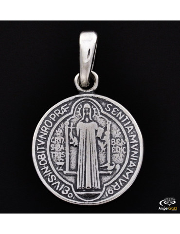 SREBRNY MEDALIK ŚW. BENEDYKT PR. 925