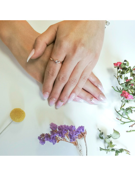 ZŁOTY PIERŚCIONEK ZARĘCZYNOWY PR. 585