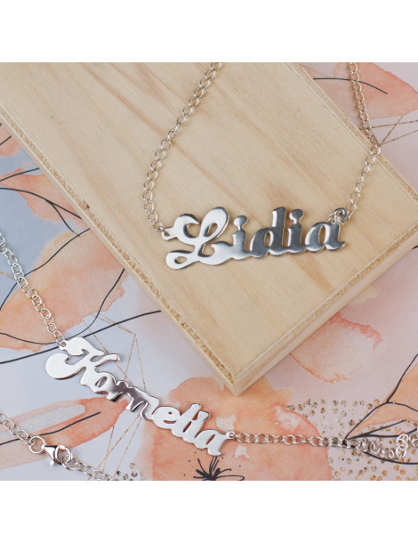 SREBRNY NASZYJNIK Z IMIENIEM NATALIA PR. 925 - DOWOLNE IMIĘ