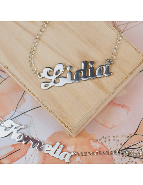 SREBRNY NASZYJNIK Z IMIENIEM PAULINA PR. 925 - DOWOLNE IMIĘ