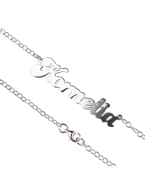 SREBRNY NASZYJNIK Z IMIENIEM PAULINA PR. 925 - DOWOLNE IMIĘ