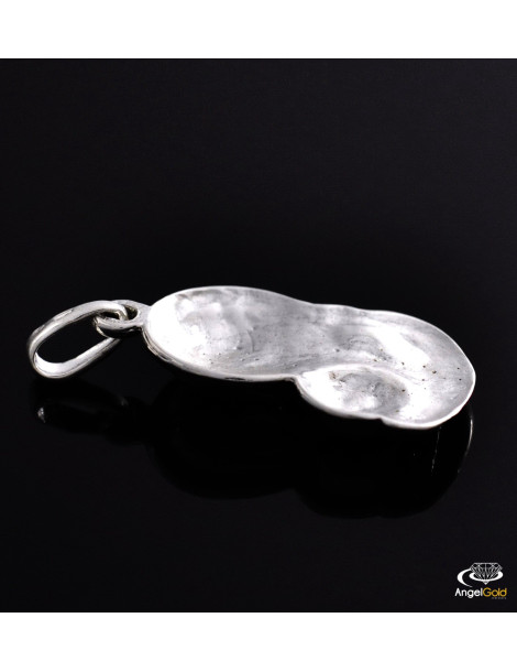 SREBRNY MEDALIK MATKA BOSKA Z DZIECIĄTKIEM PR. 925