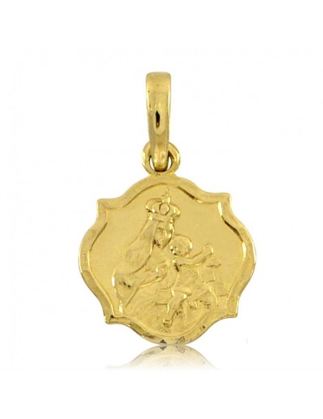 ZŁOTY SZKAPLERZ MEDALIK DWUSTRONNY PR. 333