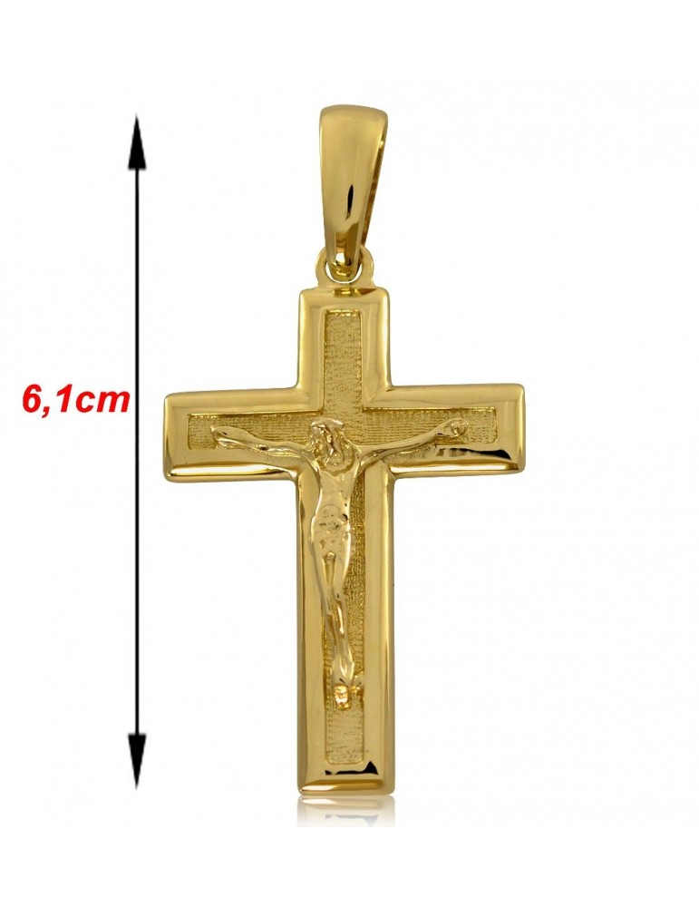 ZŁOTY KRZYŻ Z JEZUSEM CHRYSTUSEM PR. 585